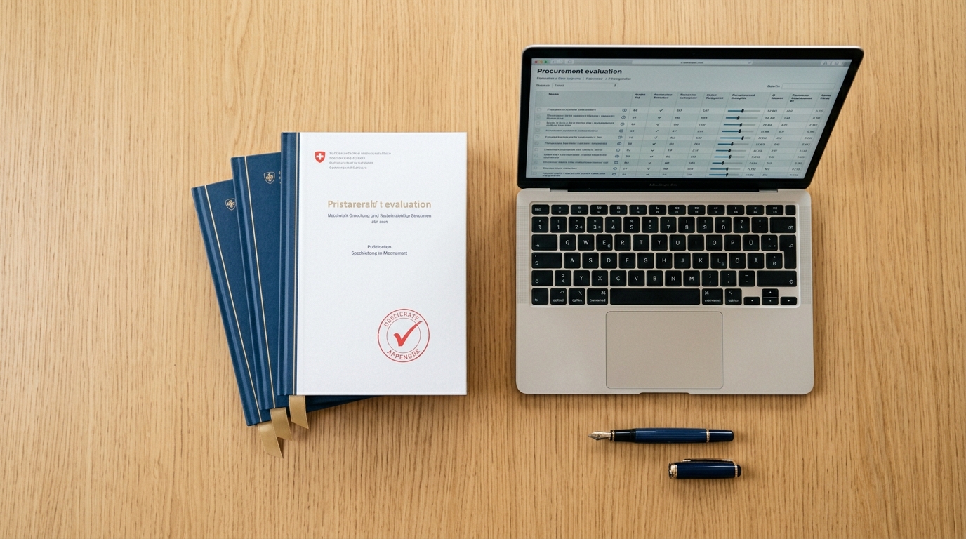 Vergabe-Bewertung mit Zuschlags- und Eignungskriterien sowie Word-Briefvorlagen